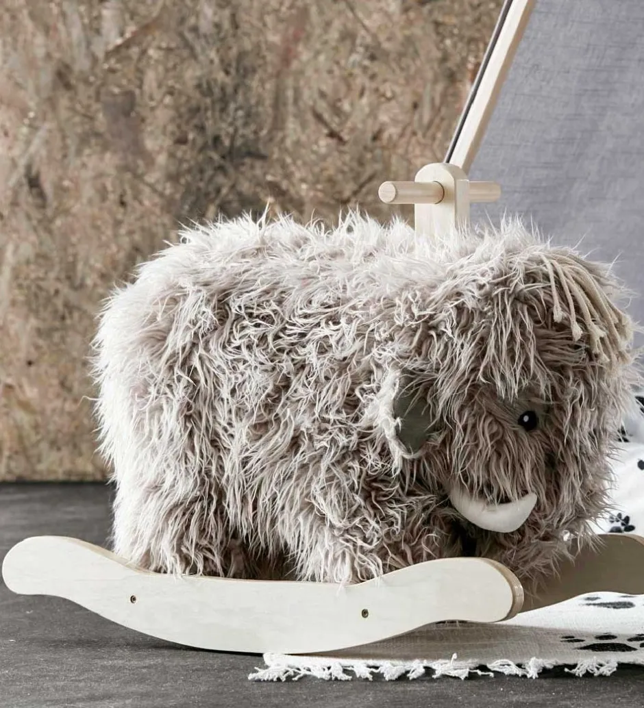 Gyngehest - Mammut - Grå>Kids Concept New