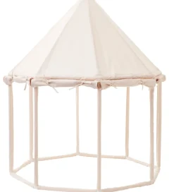 Legetelt - Pavillon - 122x142 cm - Naturhvid><noscript><img width=