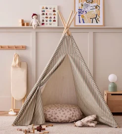 Legetelt - Tipi Stripe - Blå/Hvid><noscript><img width=