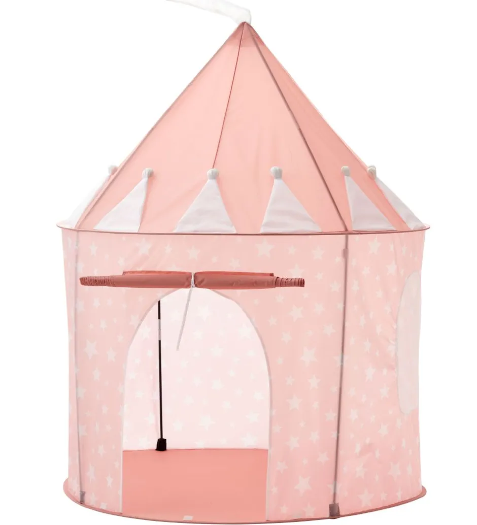 Legetelt - 100x130 cm - Rosa m. Stjerner>Kids Concept New