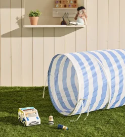Legetunnel - 180 cm - Blå Striber>Kids Concept Discount