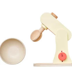 Røremaskine - Træ - 17 cm - Lysegul/Rosa>Kids Concept Online