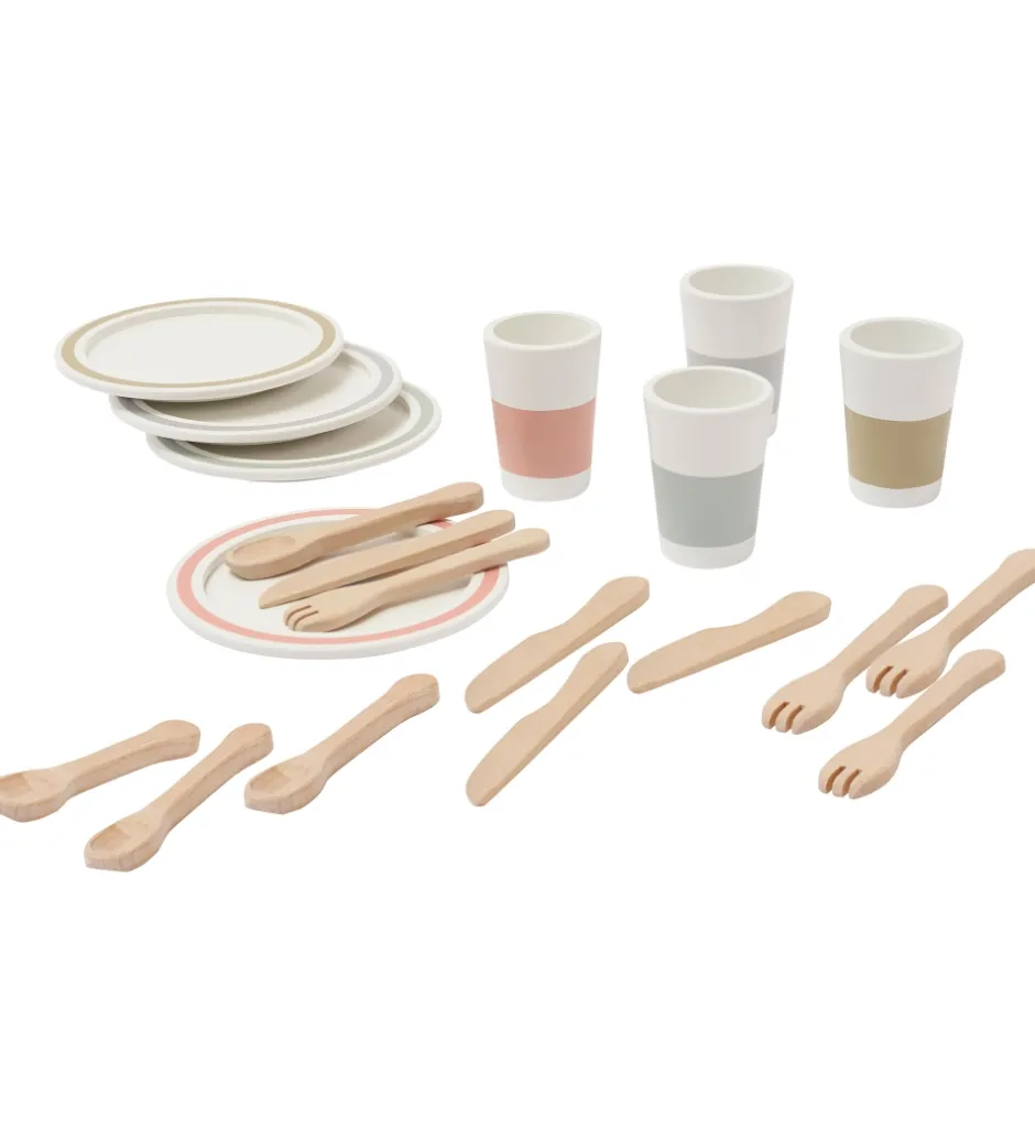 Spisestel - Bistro - Træ/Hvid>Kids Concept Hot