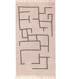 Tæppe - Geometrisk - Rosa>Kids Concept Sale