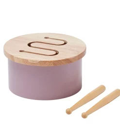 Trælegetøj - Tromme Mini - 16,5 x 9 cm - Lilla>Kids Concept Hot