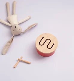 Trælegetøj - Tromme Mini - 16,5 x 9 cm - Rød>Kids Concept Online