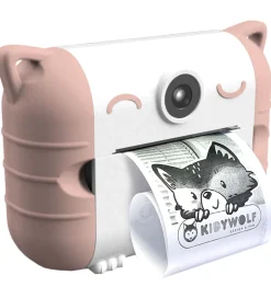 Kamera m. Printer - Kidyprint - Camera Peach>Kidywolf