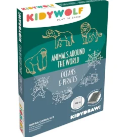Refill Tegnemotiver - 60 motiver - Animals of The World>Kidywolf Clearance