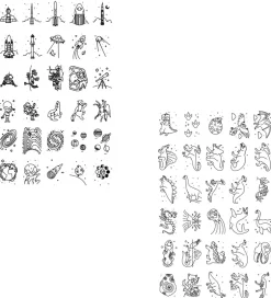 Refill Tegnemotiver - 60 motiver - Dinosaur/Galaxy><noscript><img width=