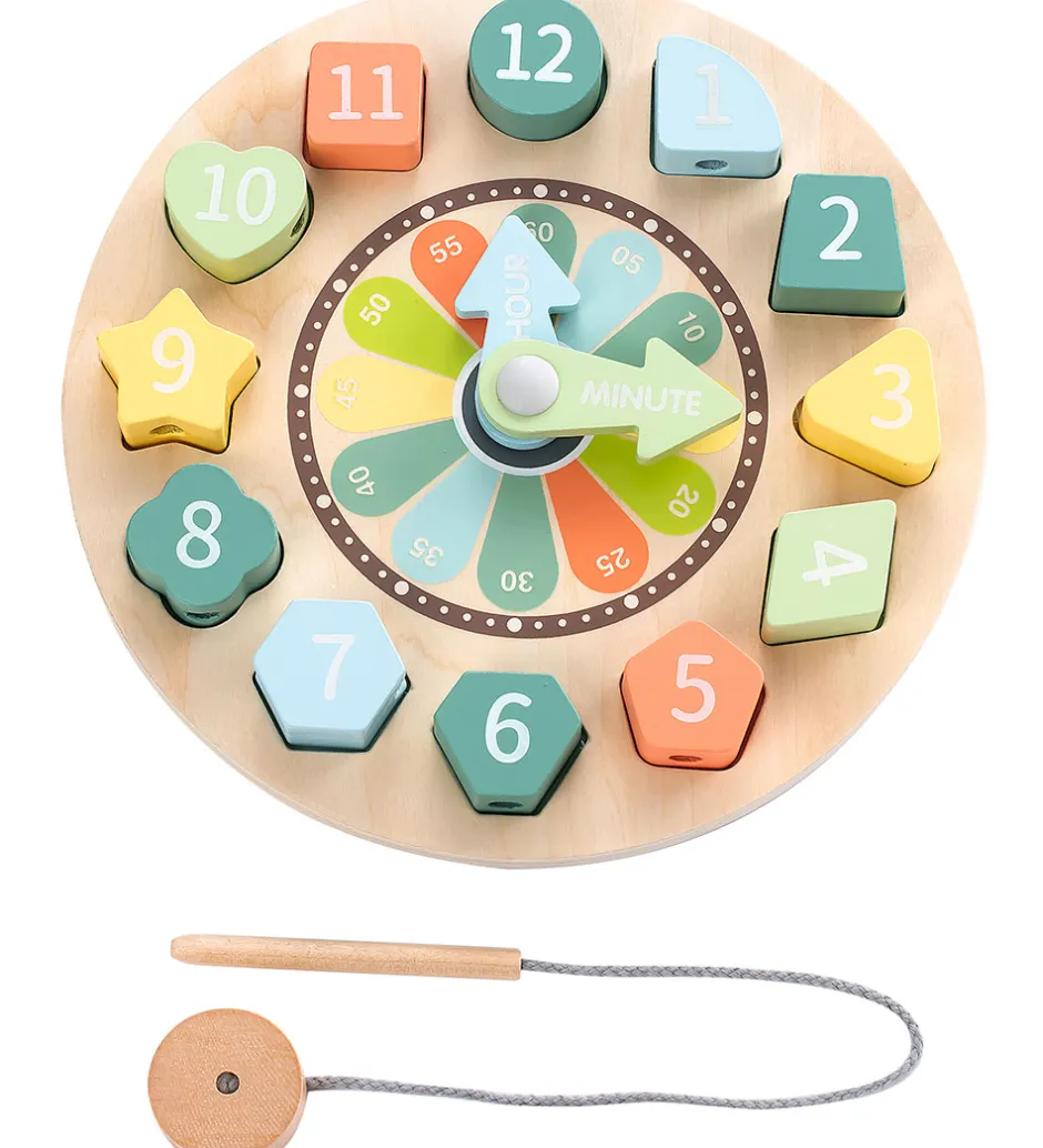 Legetøj - Træur - Sorting Clock>Kinder and Kids Sale