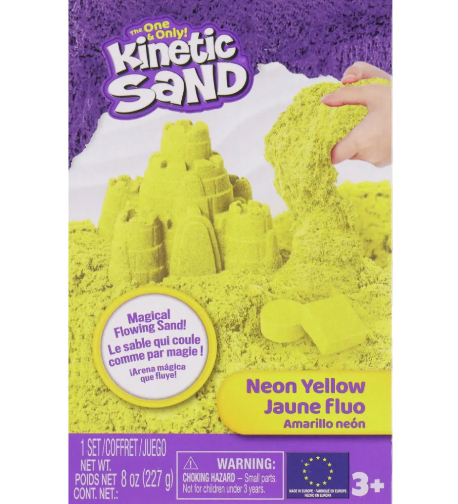 Strandsand - 227 gram - Neon Yellow>Kinetic Sand Outlet