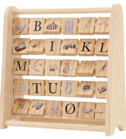 Aktivitetslegetøj - ABC Blokramme - Træ - Multi>Konges Sløjd Online