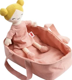 Dukke m. Lift/Sengetøj - Rosa>Krea Sale