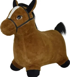 Hoppedyr - Hop & Bounce Plush Horse - Brun>Krea New