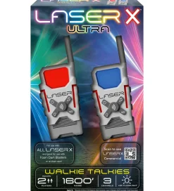 - Walkie Talkies - Hvid/Grå>Laser X