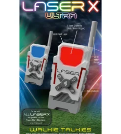 - Walkie Talkies - Hvid/Grå>Laser X