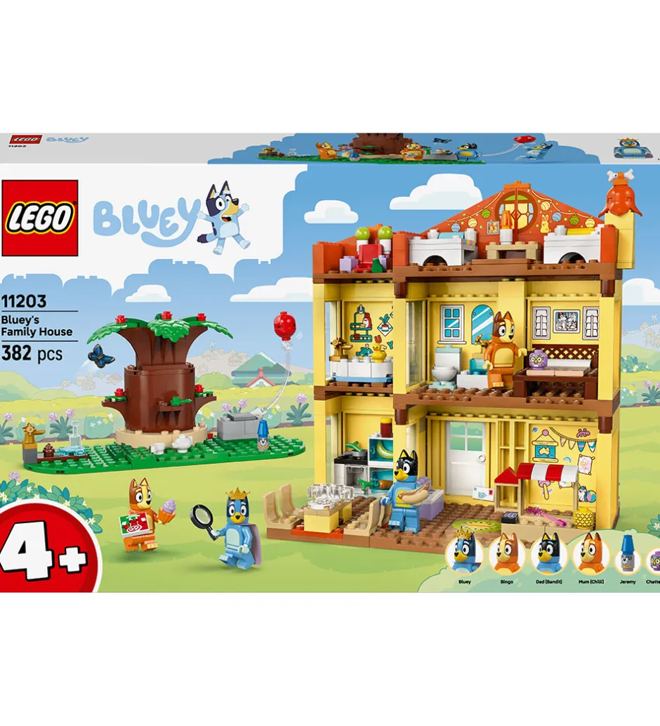 Bluey - Blueys Families Hus 11203 - 382 Dele>LEGO® Online