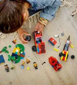City - Firhjulstrukket Brandbil Med Re... 60412 - 301 Dele><noscript><img width=
