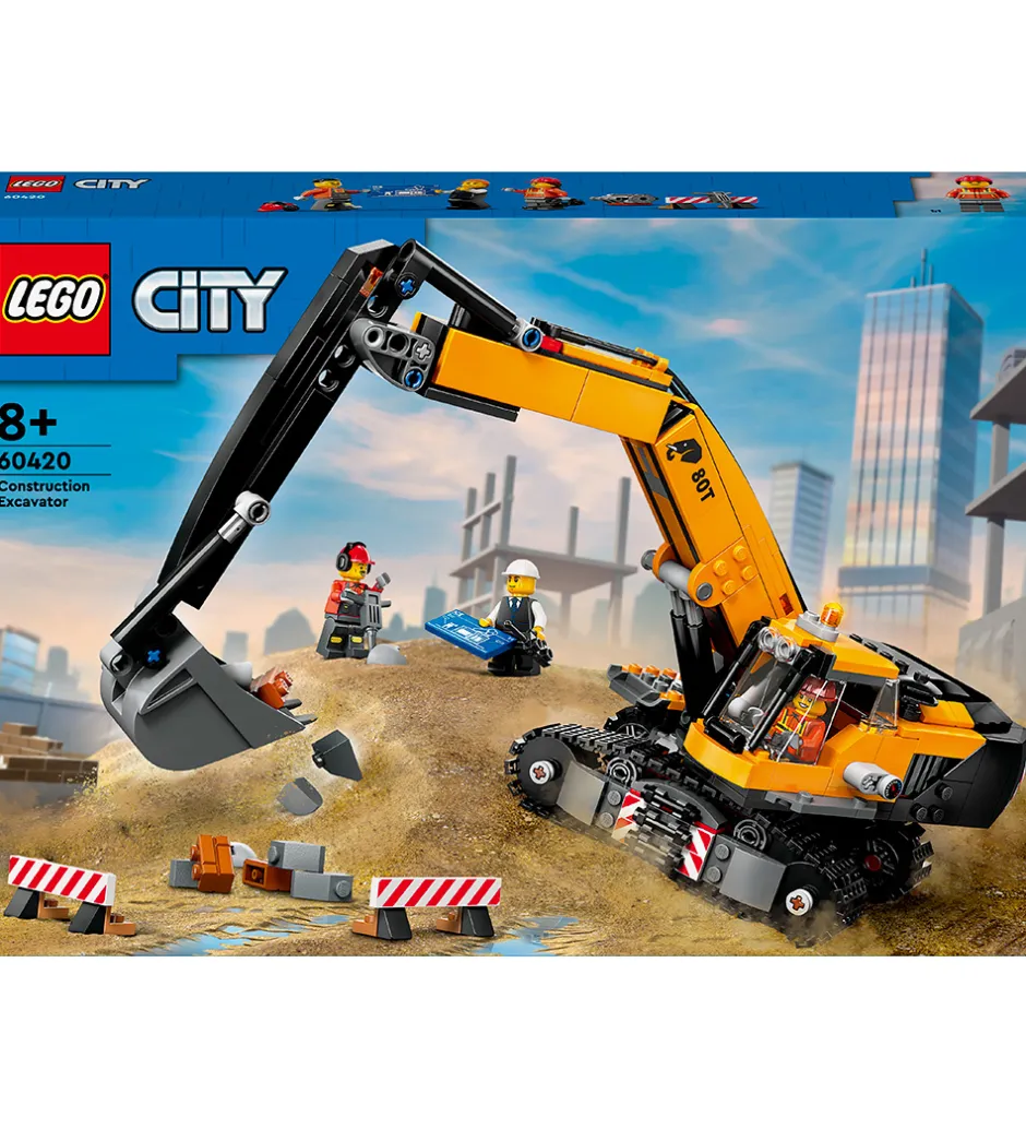 City - Gul Gravemaskine 60420 - 633 Dele>LEGO® Sale