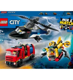 City - Remix - Helikopter, Brandbil Og... 60462 - 874 Dele>LEGO® Hot