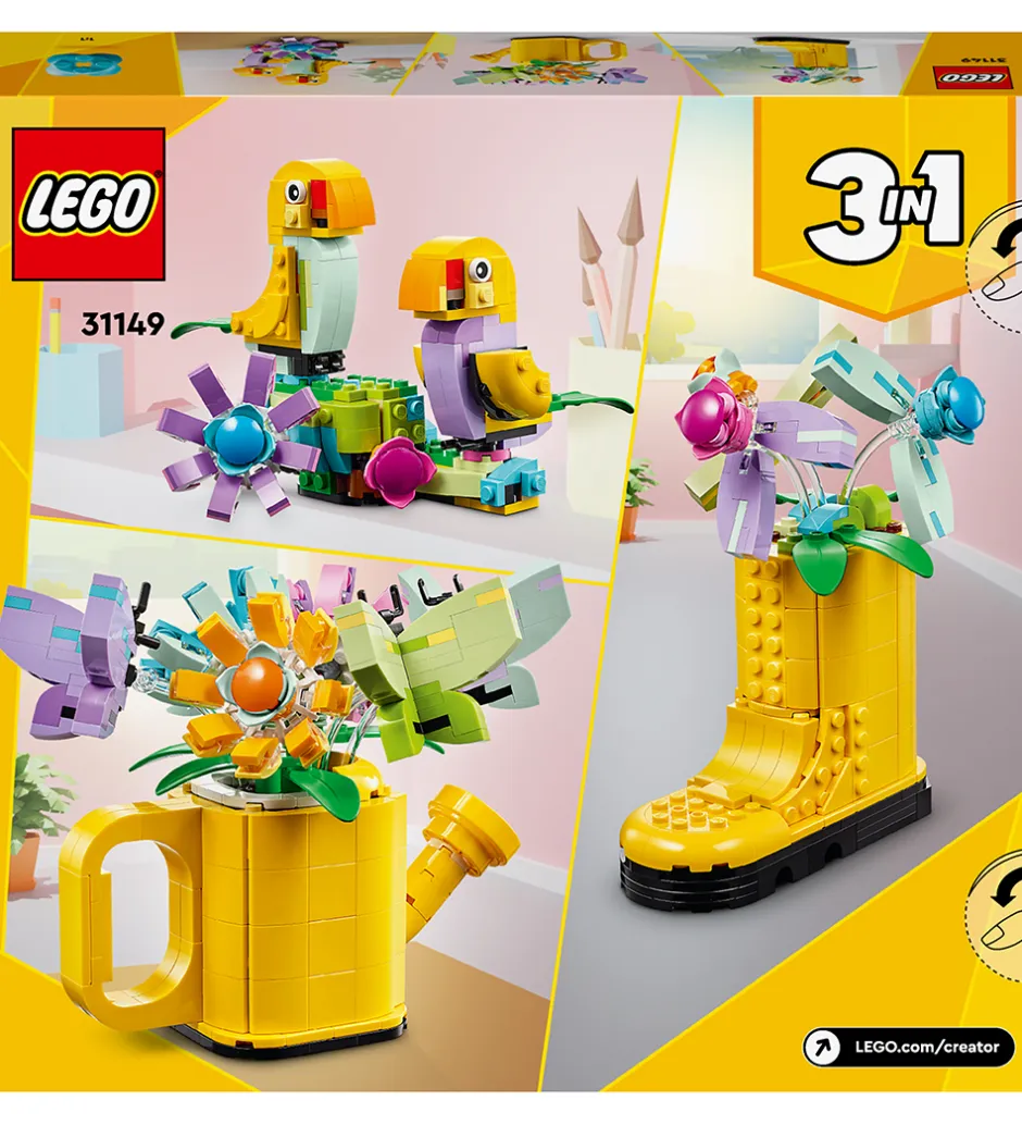 Creator - Blomster I Vandkande - 31149 - 3-i-1 - 420 Dele>LEGO® Hot