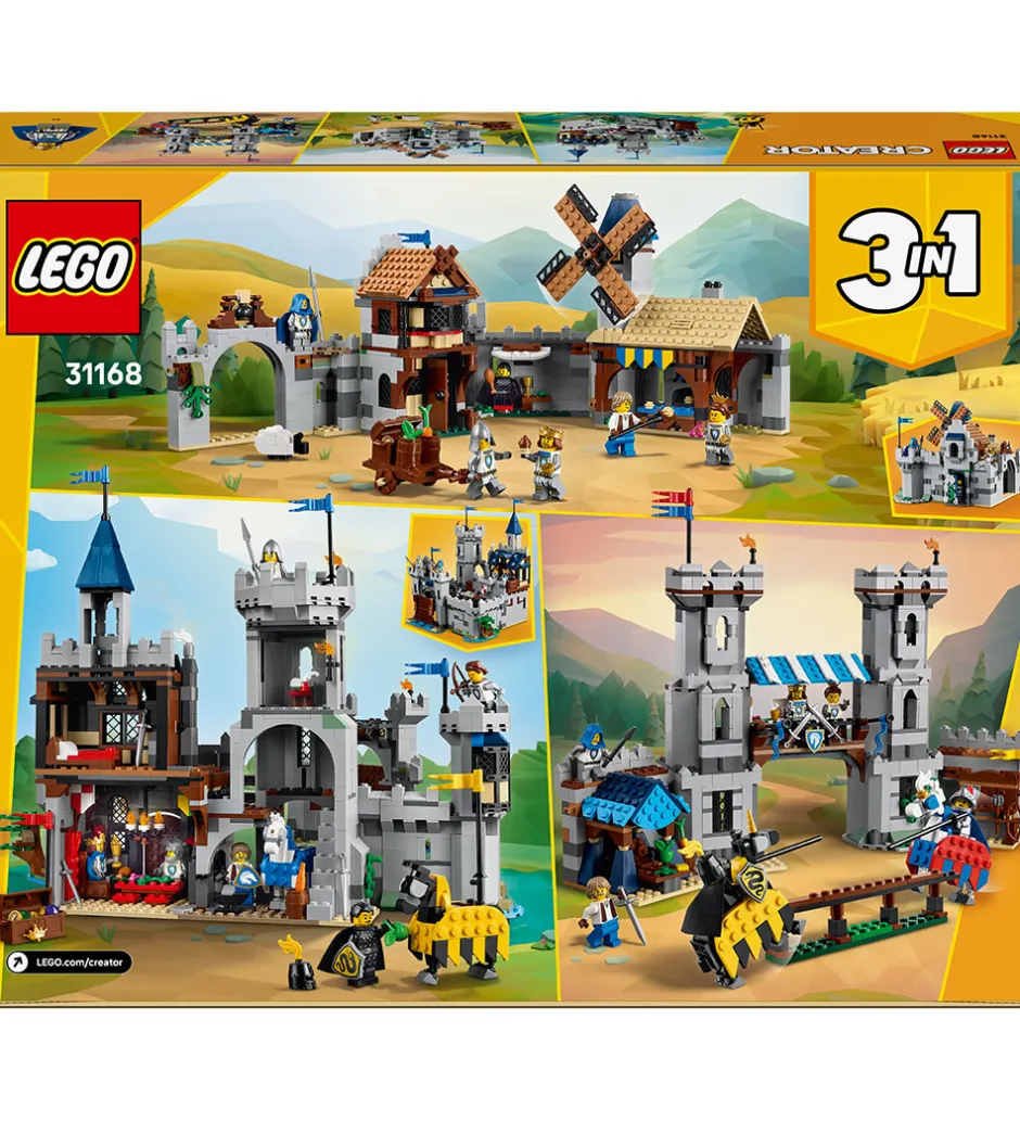 Creator - Hesteriddernes Middelalderborg 31168 - 3-i-1 - 1>LEGO® Online
