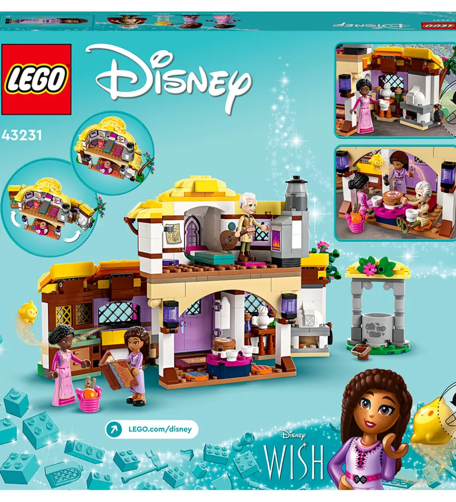 Disney - Ønsket - Ashas hytte - 43231 - 509 Dele>LEGO® Outlet
