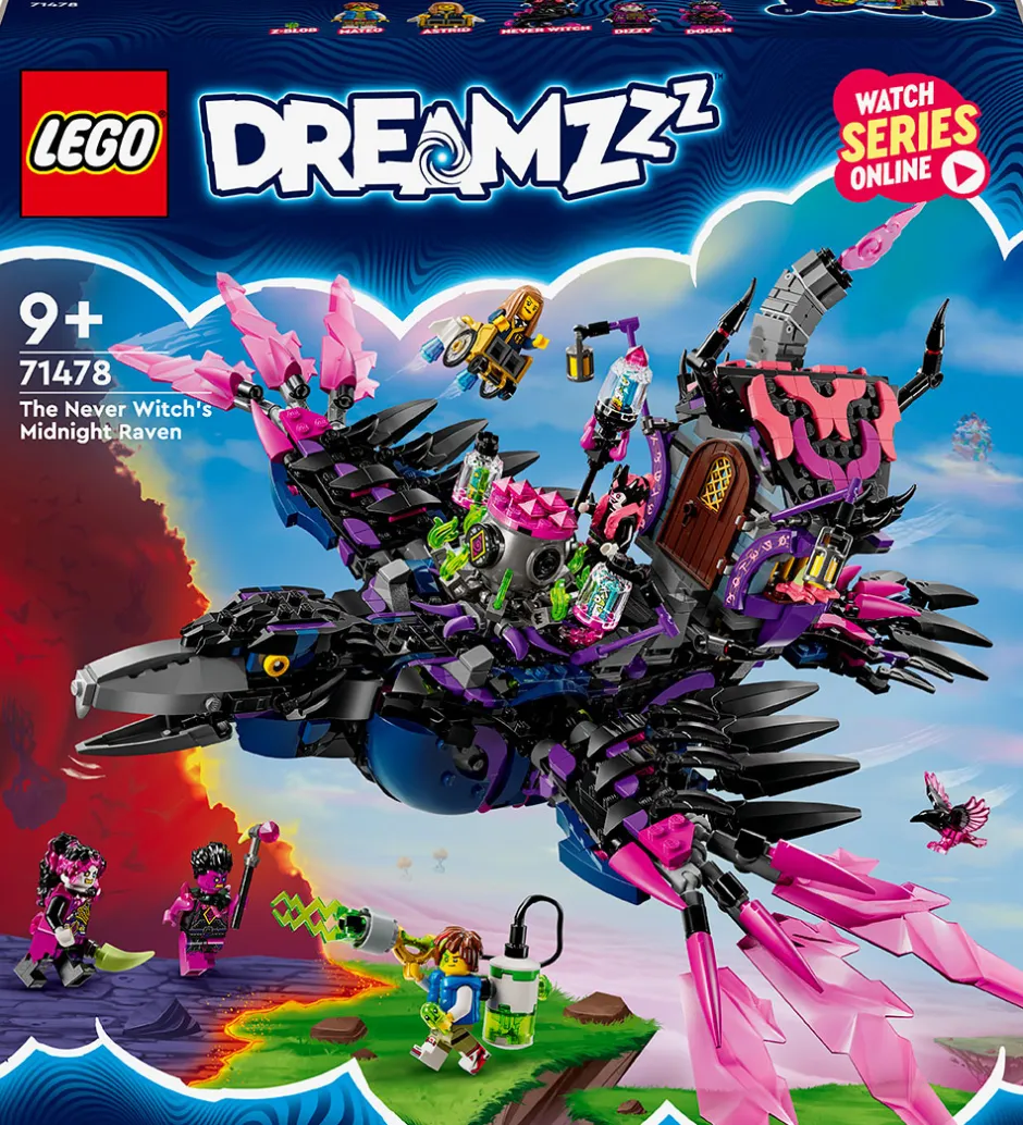 DREAMZzz - Aldrig-heksens Midnatsravn 71478 - 1203 Dele>LEGO® Best