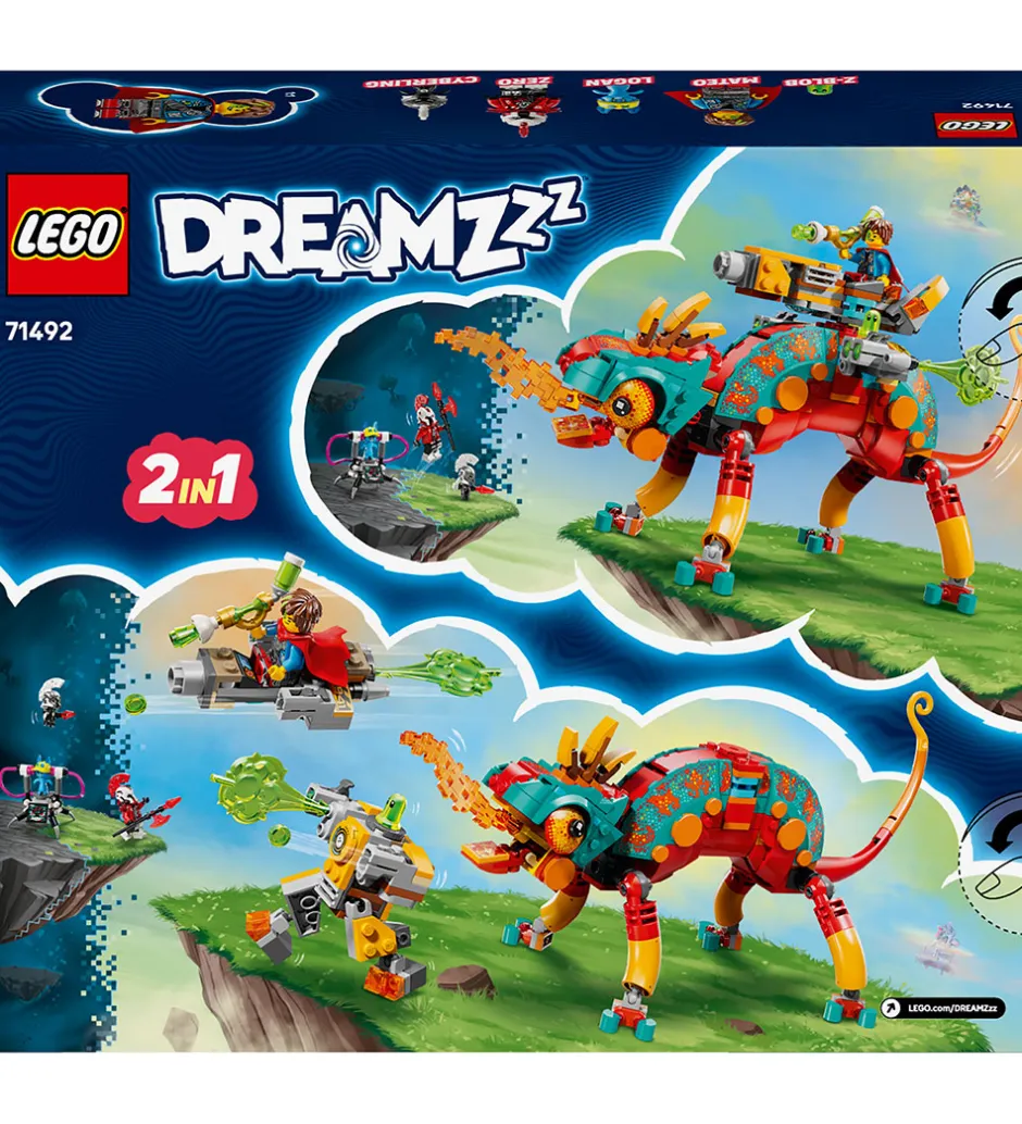 DREAMZzz - Mateos ildkamæleon 71492 - 443 dele>LEGO® Best