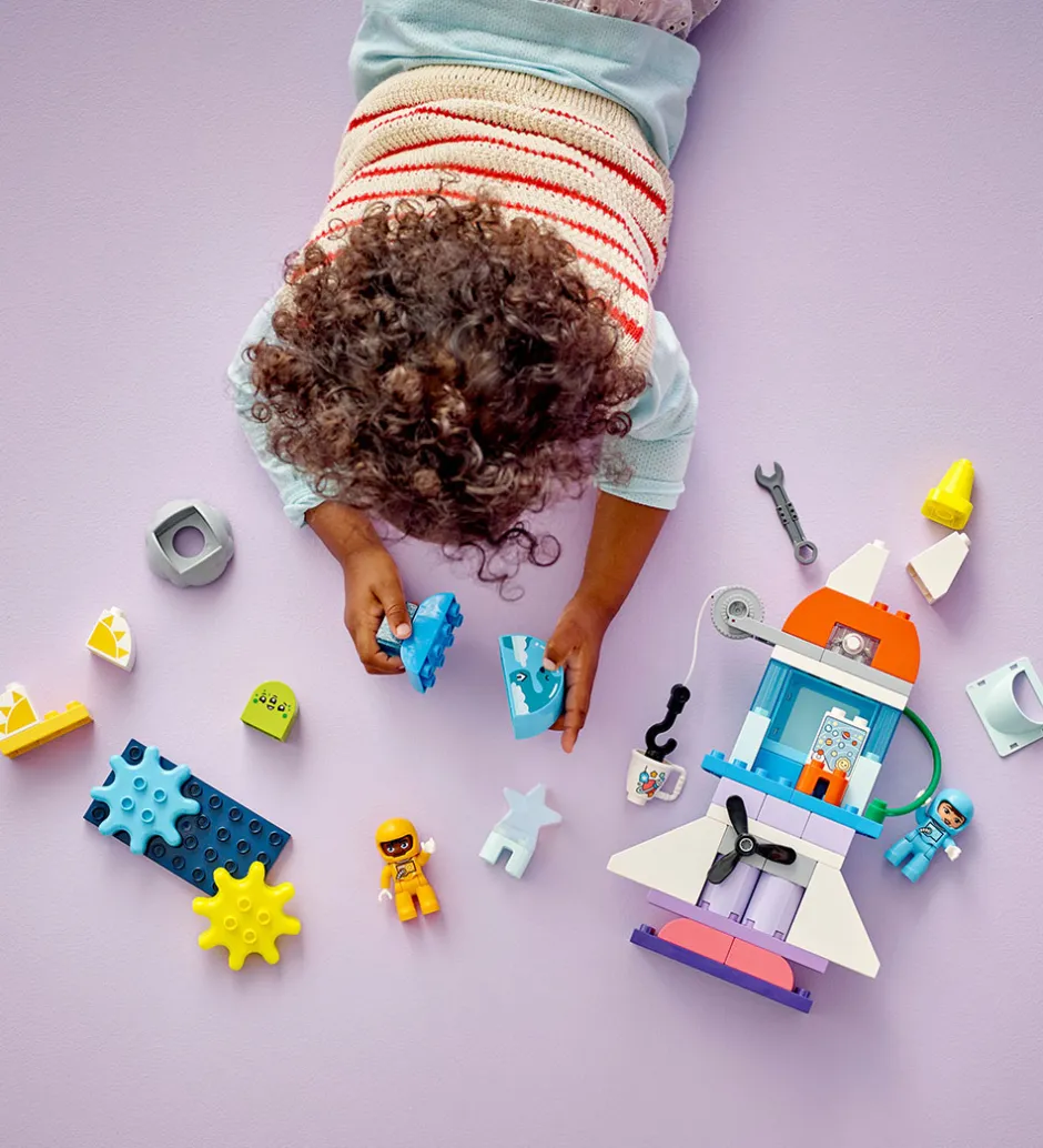 DUPLO - 3-i-1-Eventyr Med Rumfærge 10422 - 58 Dele>LEGO® Clearance