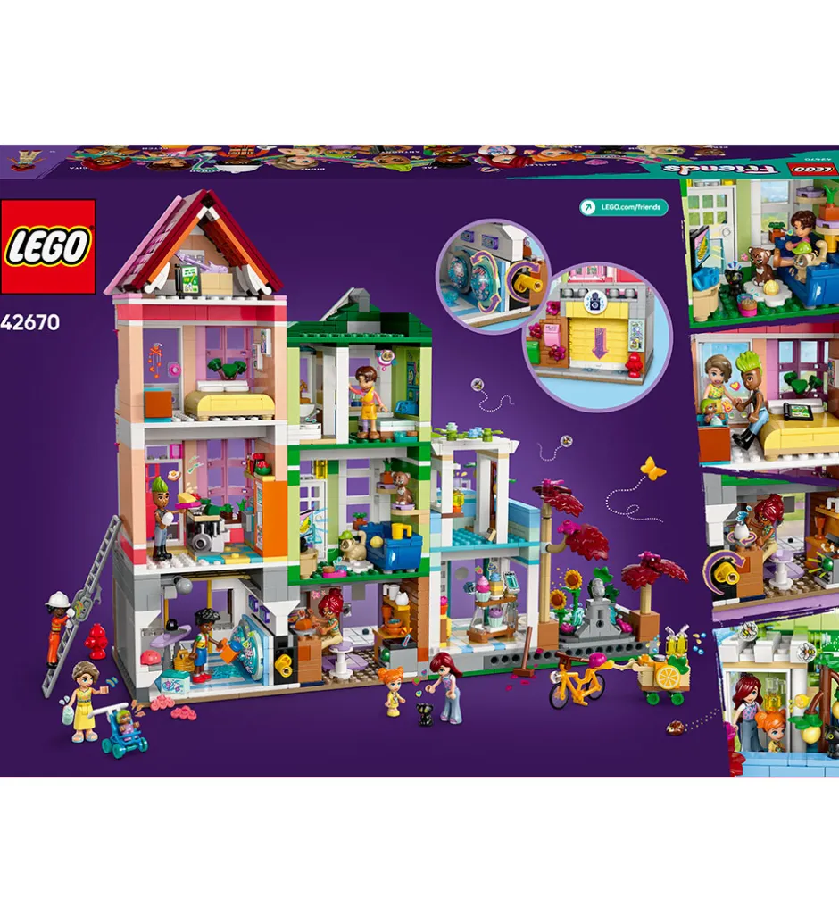 Friends - HLC Lejligheder Og Butikker 42670 - 2040 Dele>LEGO®