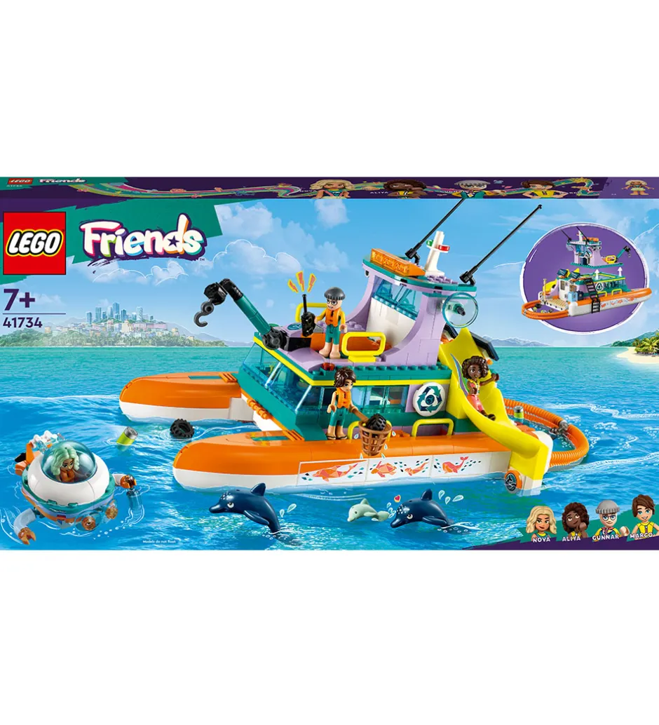 Friends - Redningsbåd 41734 - 717 Dele>LEGO® Hot