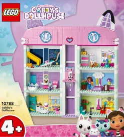 Gabby's Dollhouse - Gabbys Dukkehus 10788 - 498 Dele>LEGO® Outlet