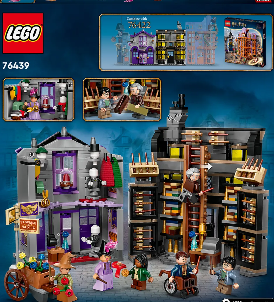 Harry Potter - Ollivanders Og Madam Ma... 76439 - 744 Dele>LEGO® Best