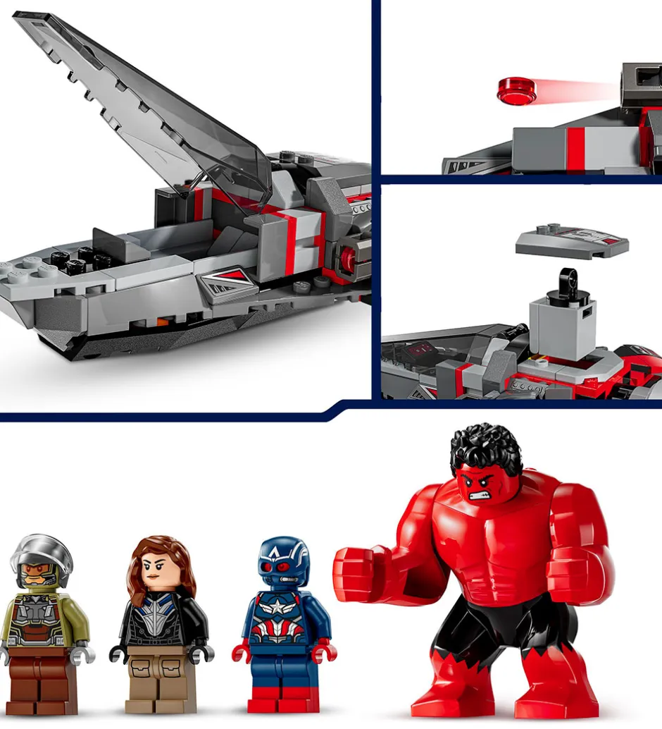 Marvel - Captain America mod Red Hulk 76292 -223 Dele>LEGO®