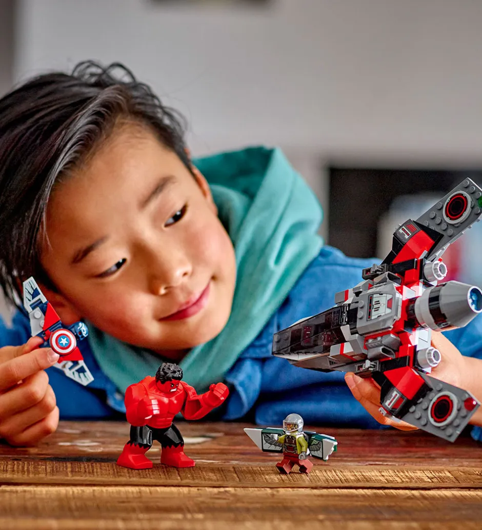 Marvel - Captain America mod Red Hulk 76292 -223 Dele>LEGO®
