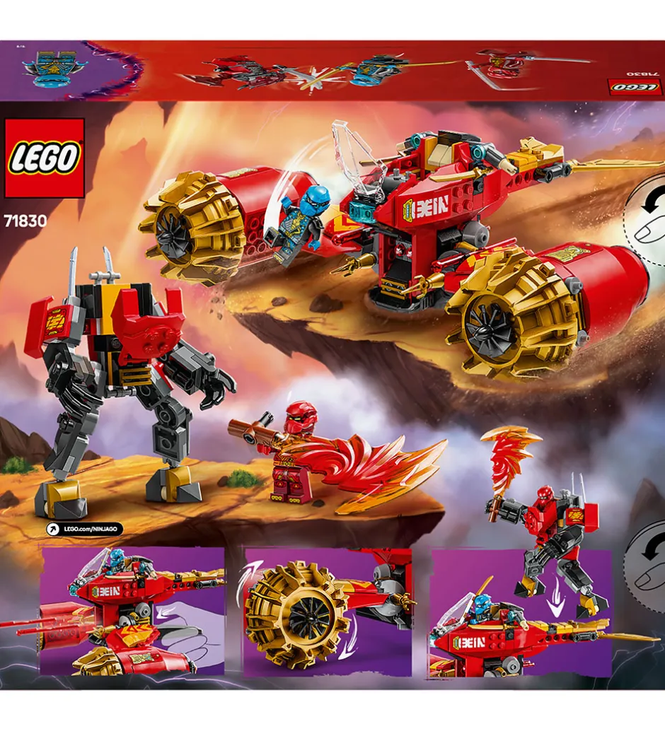 Ninjago - Kais Storm Rider-mech 71830 - 333 Dele>LEGO® Sale