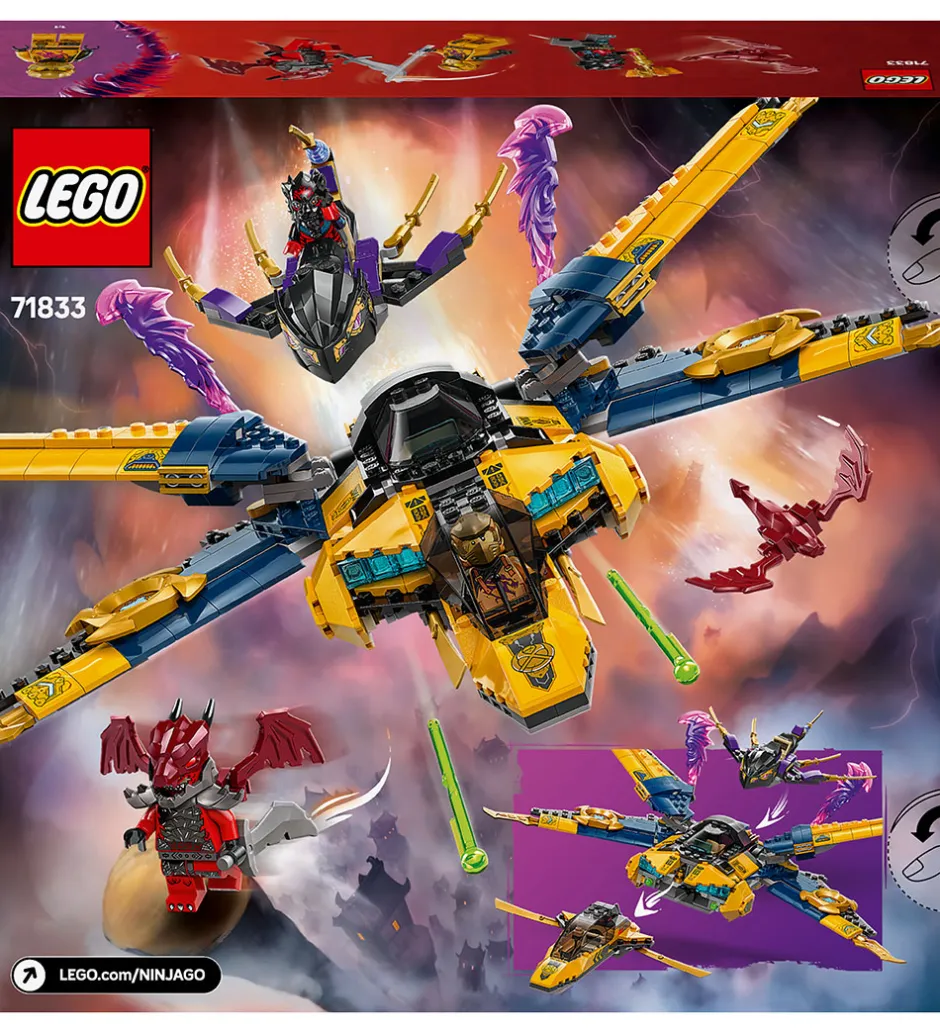 Ninjago - Ras Og Arins Super Strom Jet 71833 - 510 Dele>LEGO® Best