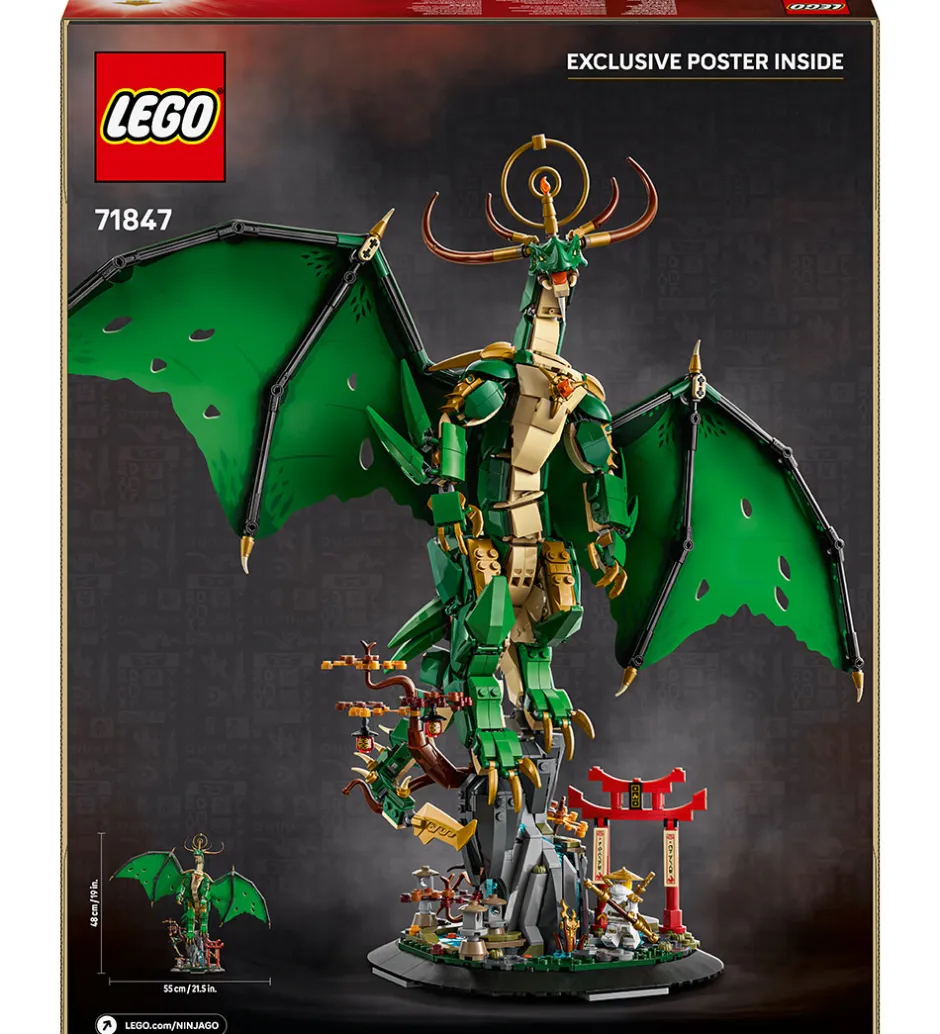 Ninjago - Vogterdragen 71847 - 1650 Dele>LEGO® New