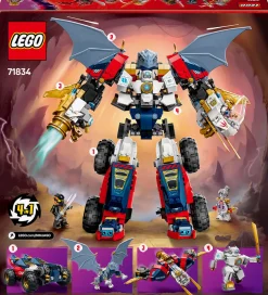 Ninjago - Zanes Ultrakombirobot 71834 - 4-i-1 - 1187 Dele><noscript><img width=