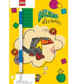 Notesbog m. Gel Pen - Building Dreams>LEGO® Hot