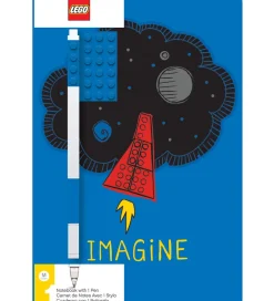 Notesbog m. Gel Pen - Imagine>LEGO®