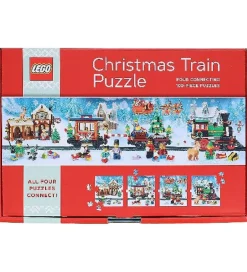 Puslespil - 4x100 Brikker - Juletog>LEGO® Outlet