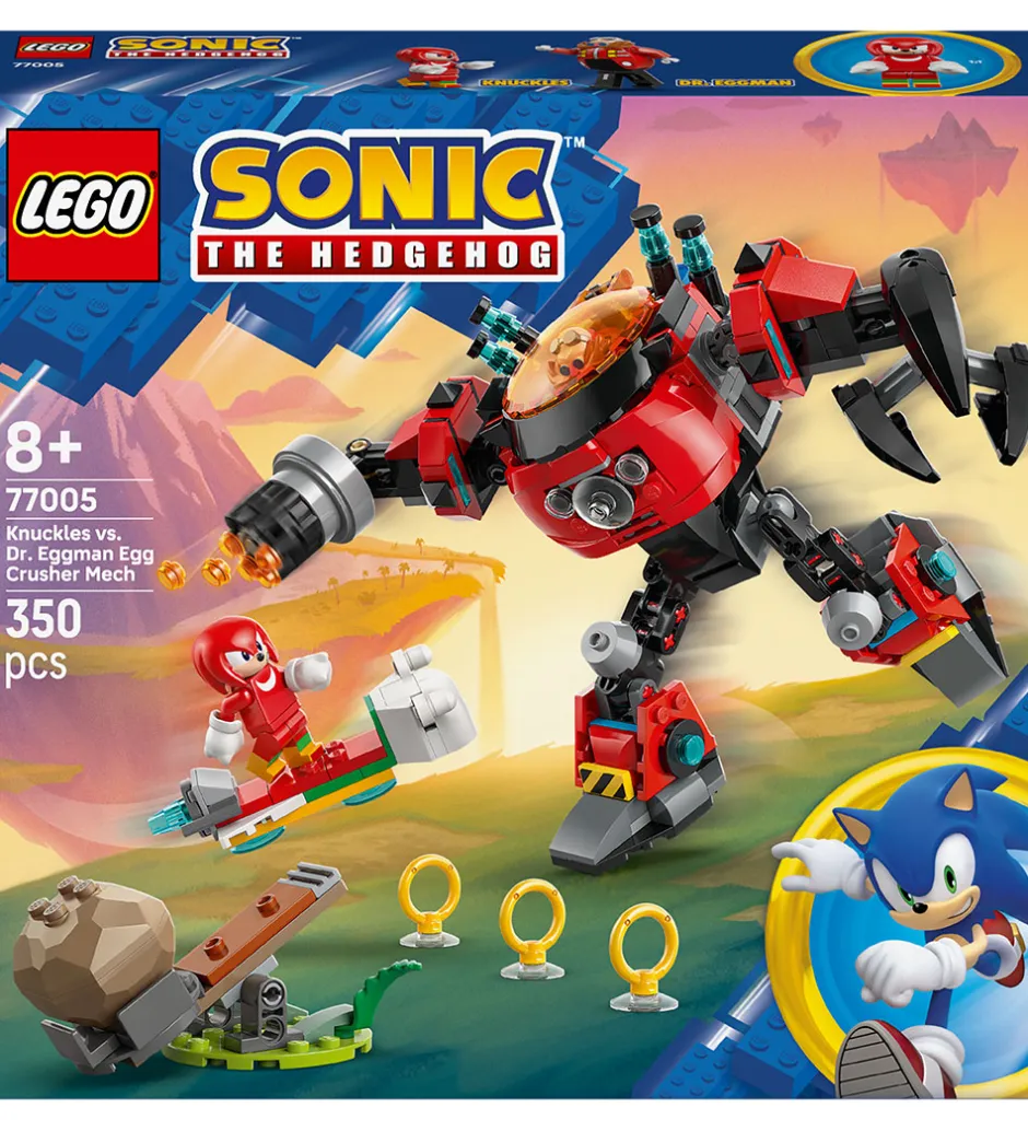 Sonic The Hedgehog - Knuckles Mod Dr. Eggman 77005 - 350 D>LEGO® New