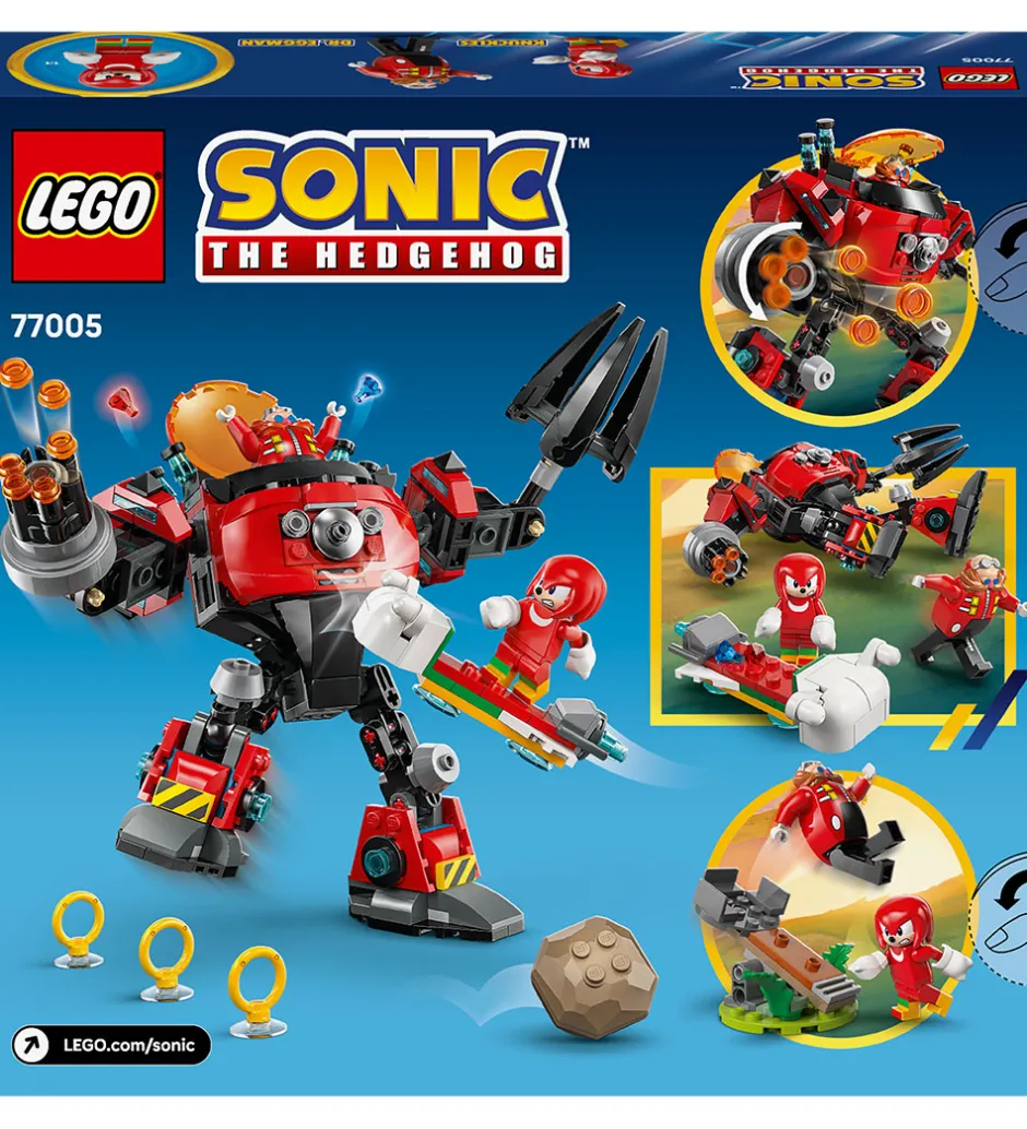 Sonic The Hedgehog - Knuckles Mod Dr. Eggman 77005 - 350 D>LEGO® New