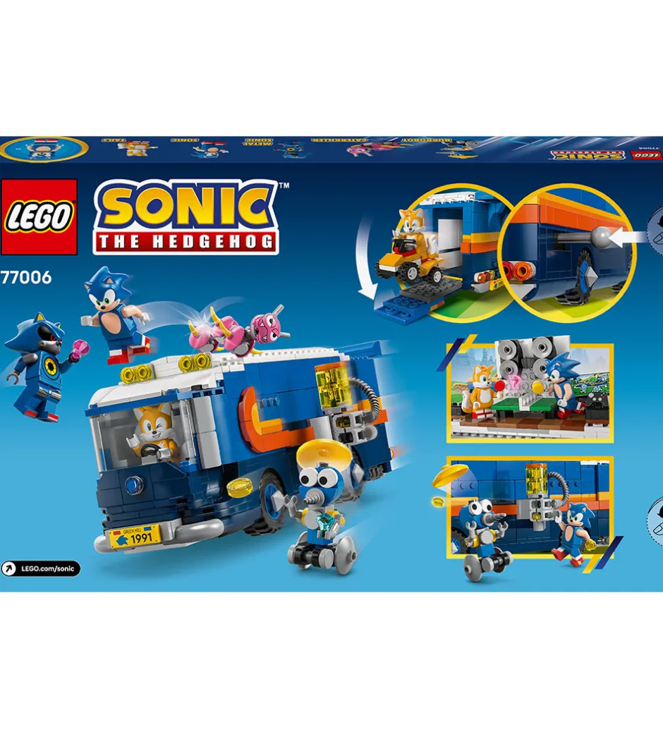 Sonic The Hedgehog - Team Sonics Kommandovogn 77006 - 747>LEGO® Outlet
