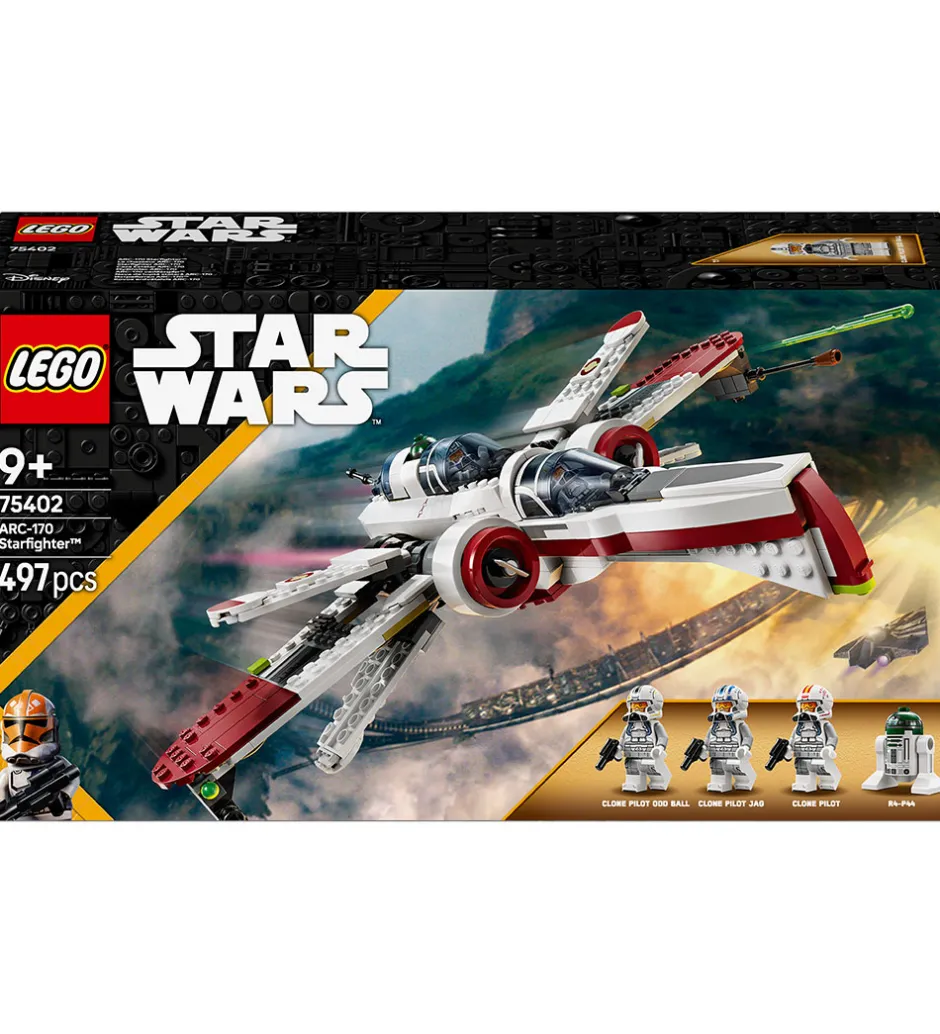 Star Wars - ARC-170-Stjernejager 75402 - 497 Dele>LEGO® Sale