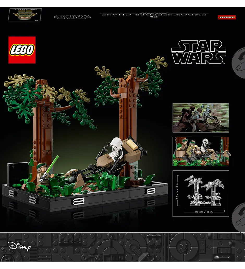 Star Wars - Diorama Med Speederjagt På... 75353 - 608 Dele>LEGO® New