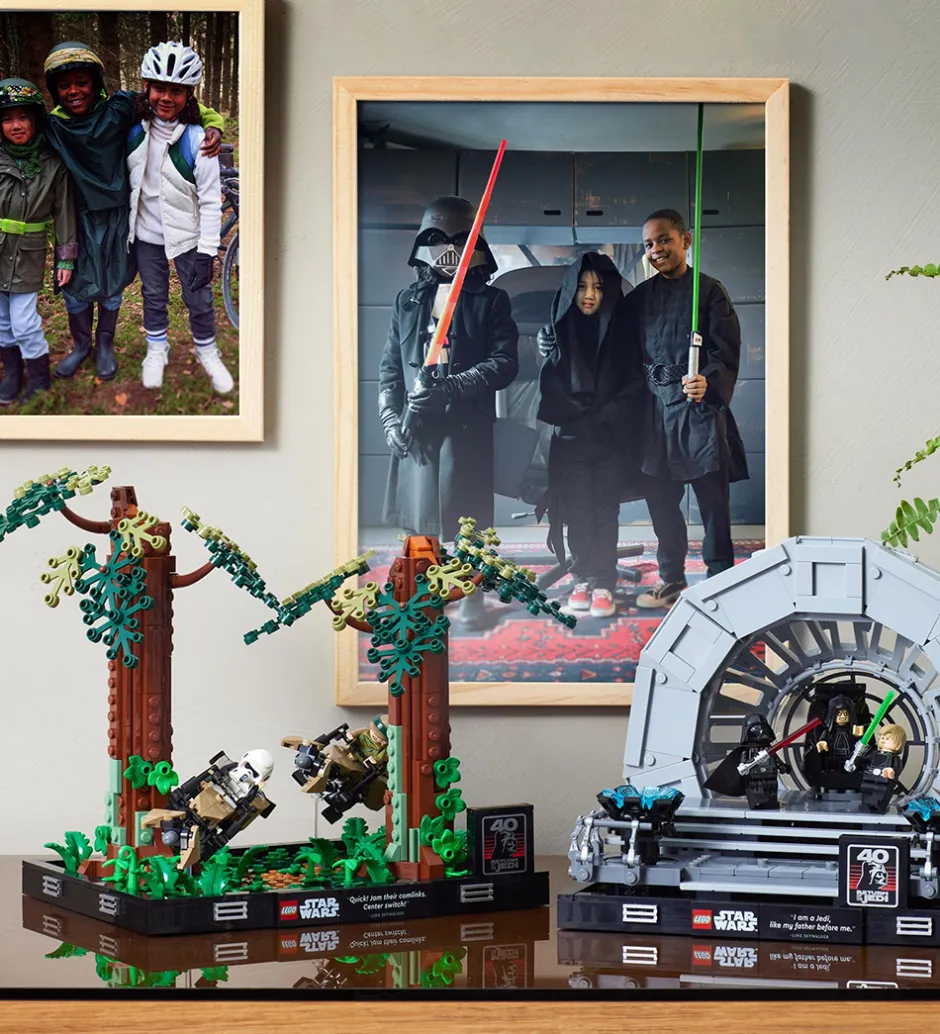 Star Wars - Diorama Med Speederjagt På... 75353 - 608 Dele>LEGO® New