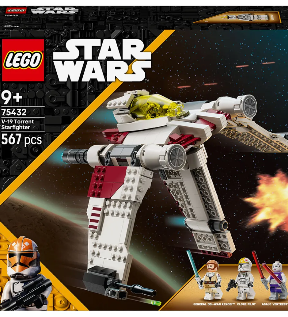 Star Wars - V-19 Torrent Stjernejager 75432 - 567 Dele>LEGO® Hot